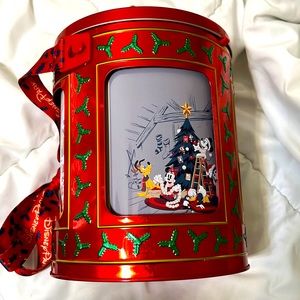 Brand new 2022 Disney Christmas popcorn bucket tin